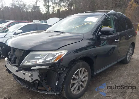 2016 Nissan Pathfinder Sv из США, поврежденный, VIN 5N1AR2MMXGC669982